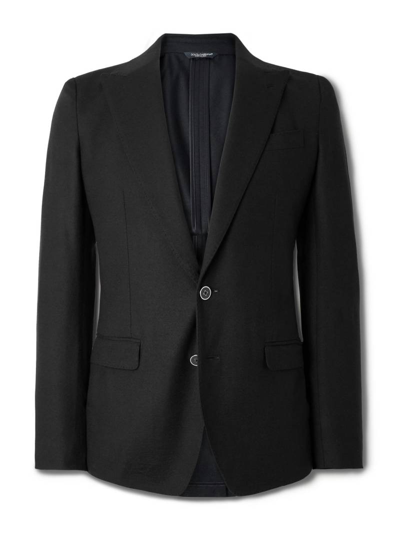 Dolce&Gabbana - Wool Suit Jacket - Men - Black - IT 48 von Dolce&Gabbana