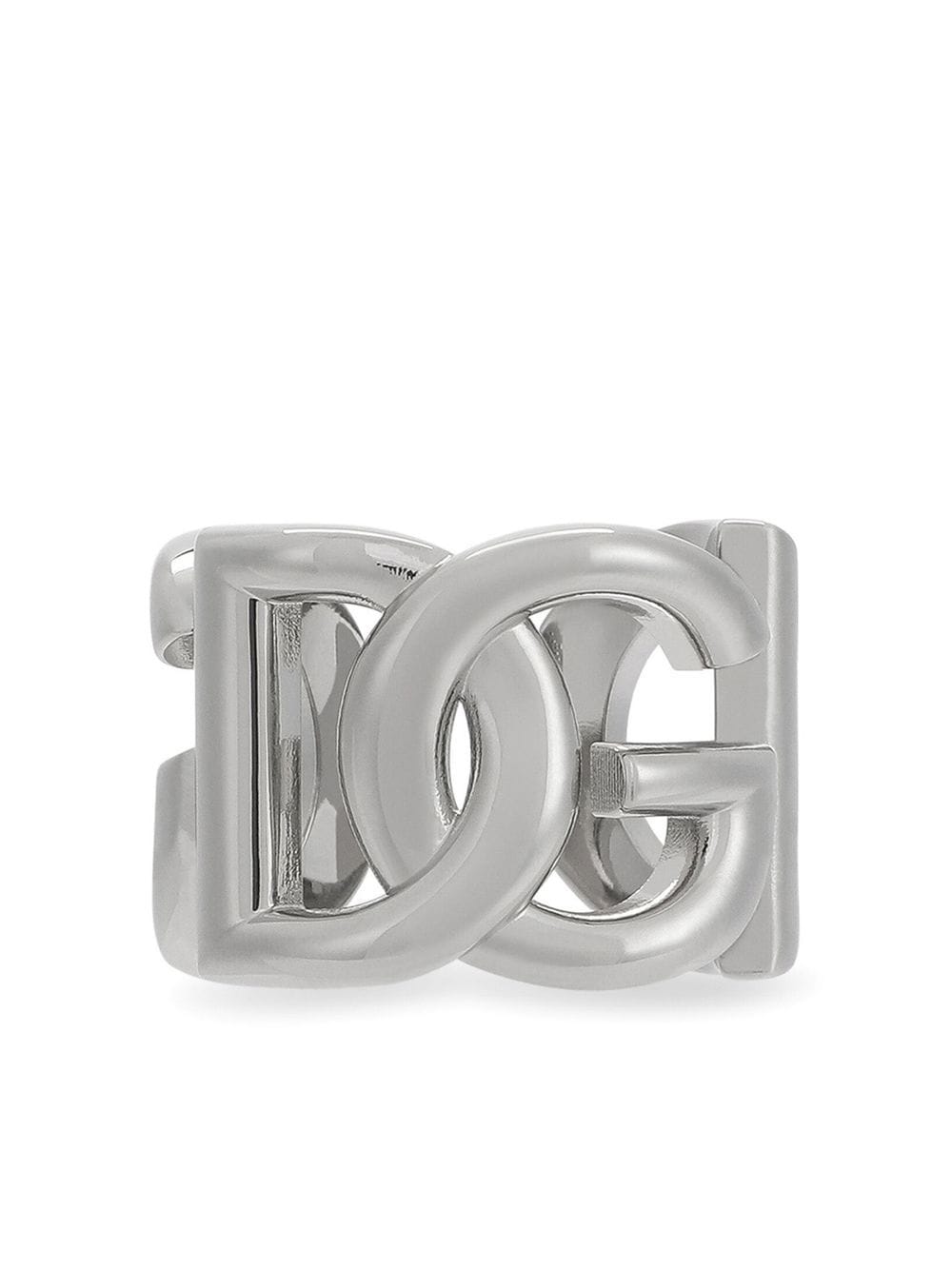 Dolce & Gabbana Breiter Ring mit Logo - Silber von Dolce & Gabbana