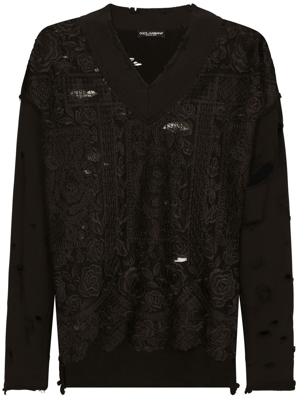 Dolce & Gabbana Besticktes Sweatshirt - Schwarz von Dolce & Gabbana