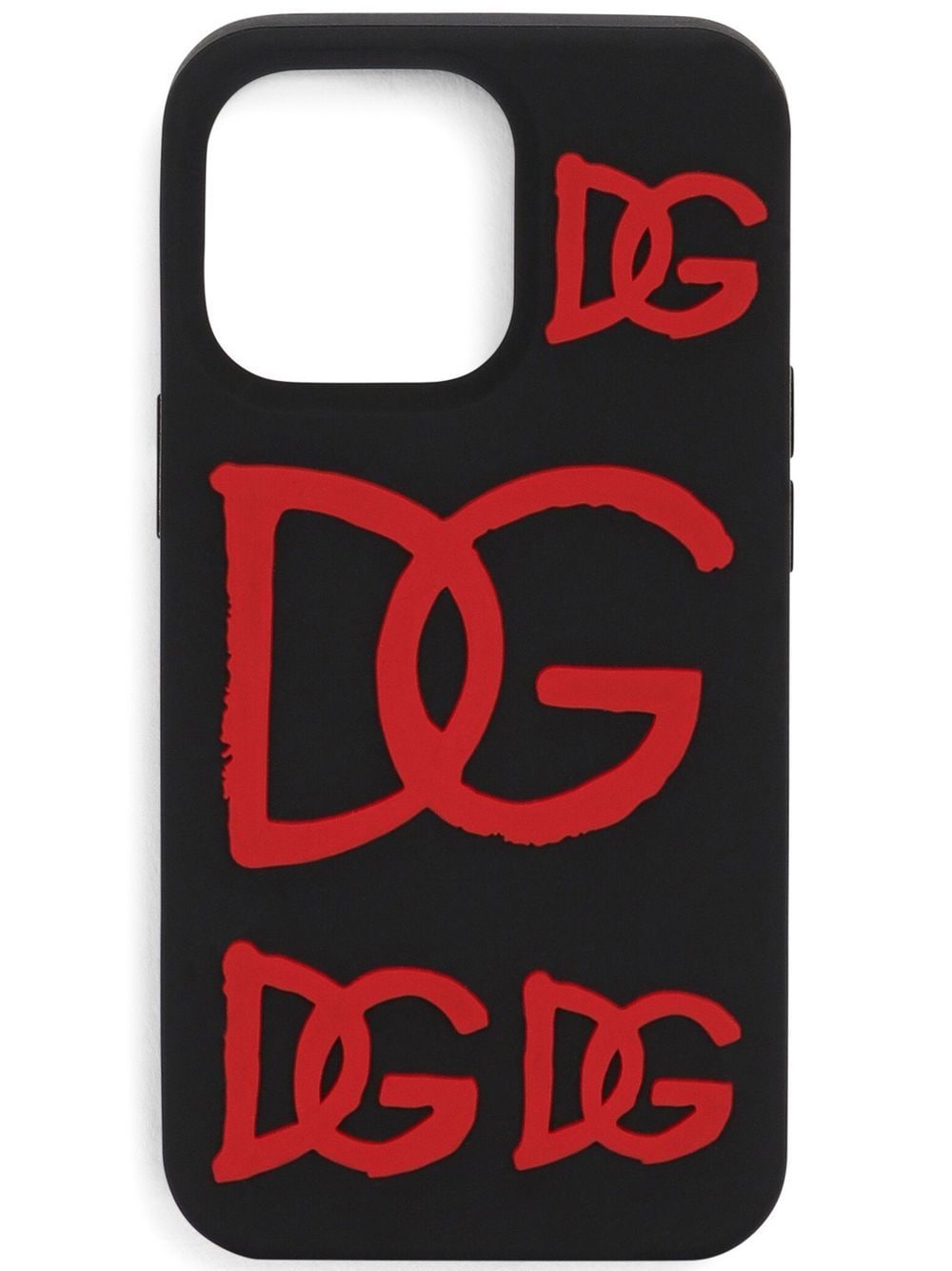 Dolce & Gabbana iPhone 13 Pro-Hülle mit Logo-Prägung - Schwarz von Dolce & Gabbana