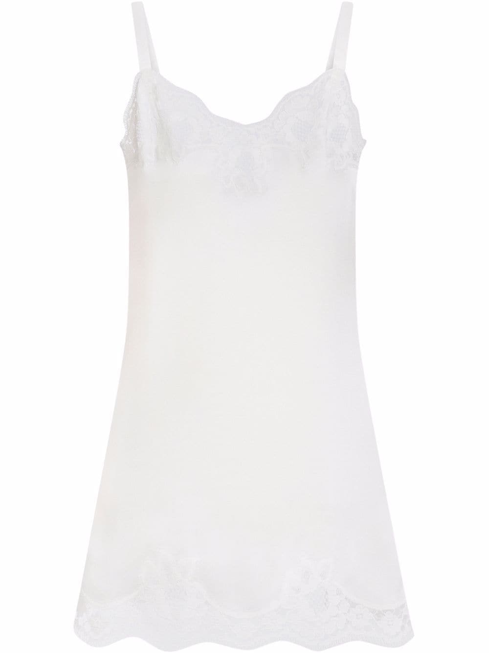 Dolce & Gabbana Camisole-Top mit Spitzenbesatz - Weiß von Dolce & Gabbana