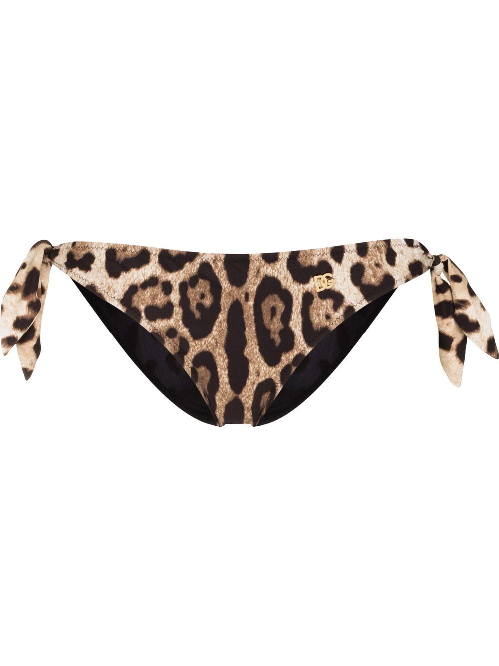 Dolce & Gabbana Bikinihöschen mit Leoparden-Print - Nude von Dolce & Gabbana