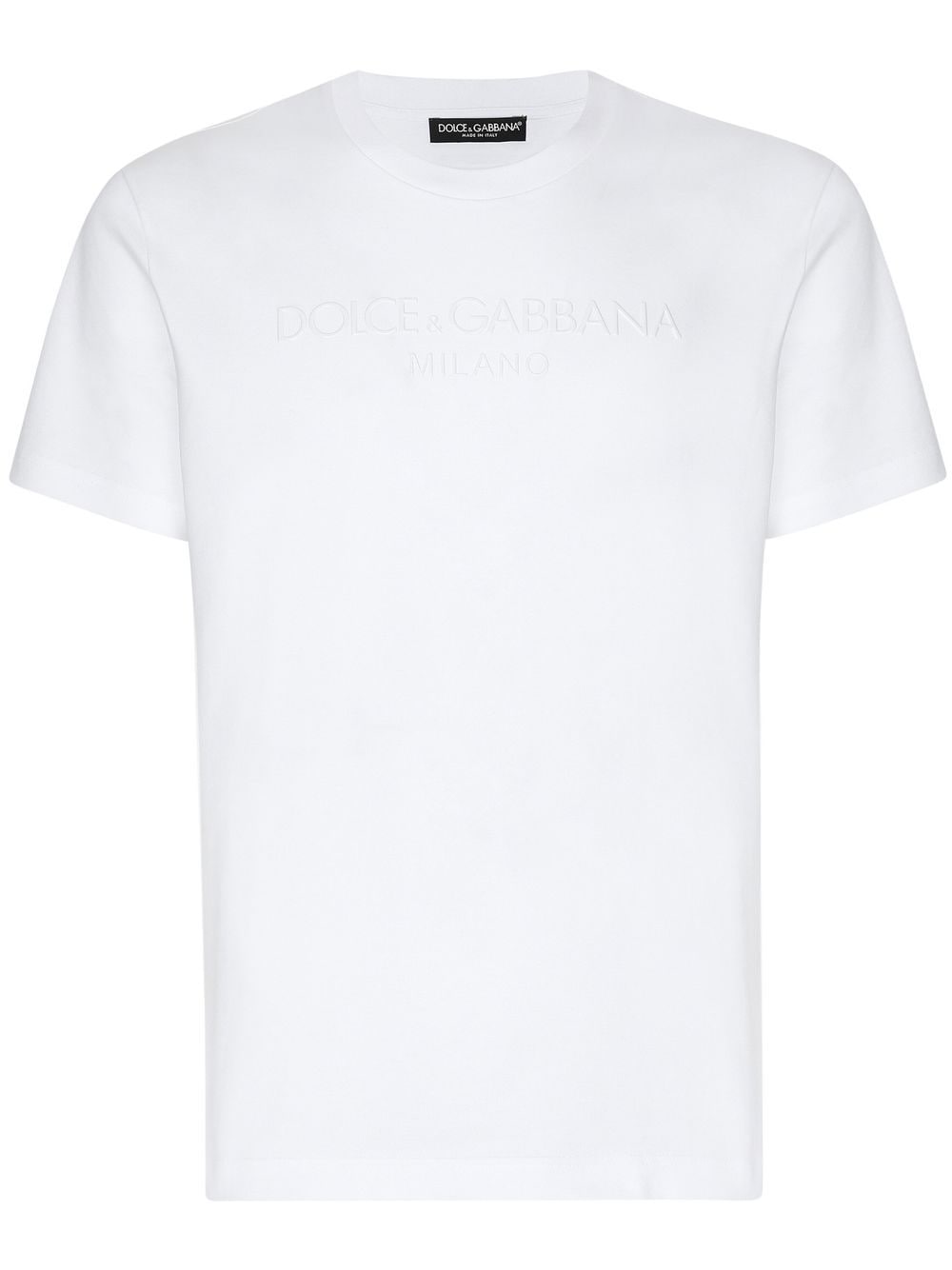 Dolce & Gabbana T-Shirt mit Logo-Print - Weiß von Dolce & Gabbana