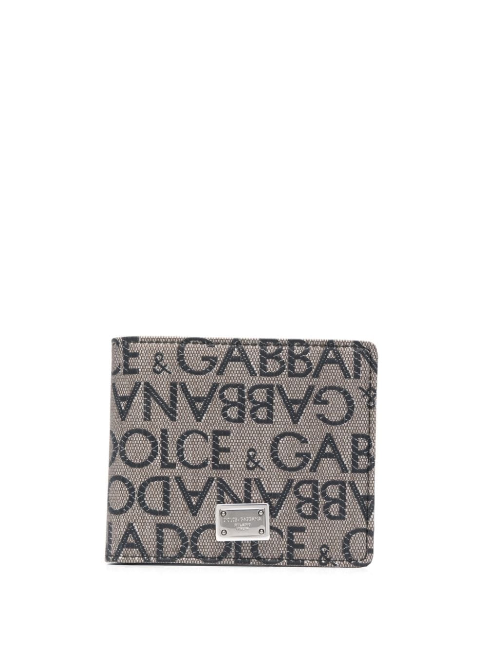 Dolce & Gabbana Portemonnaie aus Logo-Jacquard - Braun von Dolce & Gabbana
