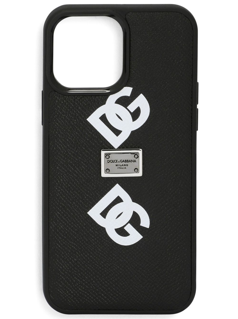 Dolce & Gabbana iPhone 13 Pro Max-Hülle mit Logo-Print - Schwarz von Dolce & Gabbana