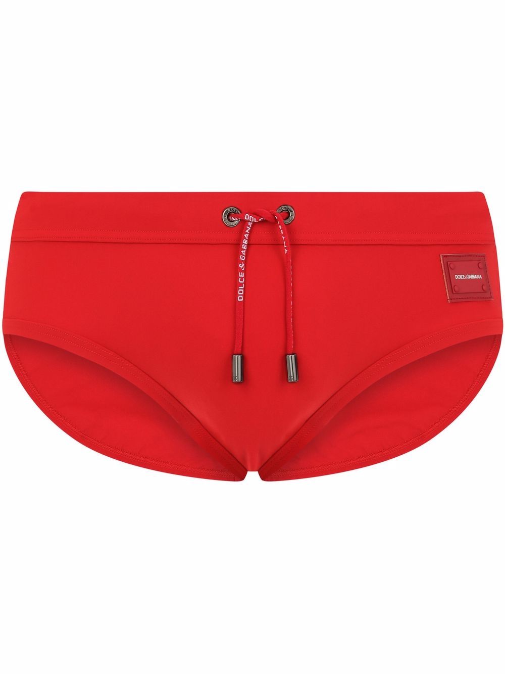 Dolce & Gabbana Badehose mit Logo - Rot von Dolce & Gabbana