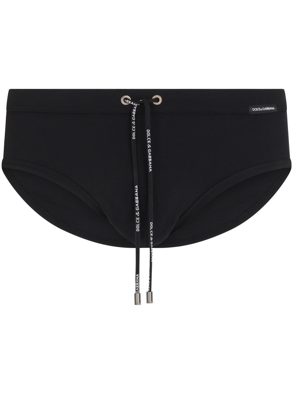 Dolce & Gabbana Badehose mit hohem Bund - Schwarz von Dolce & Gabbana