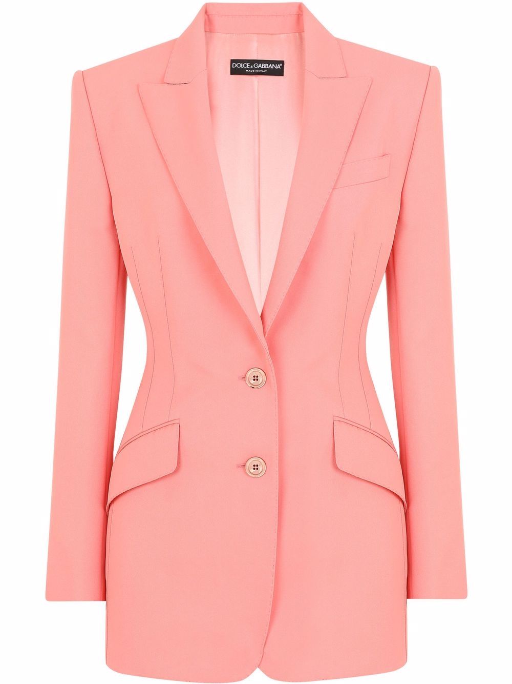 Dolce & Gabbana Einreihiger Blazer - Rosa von Dolce & Gabbana