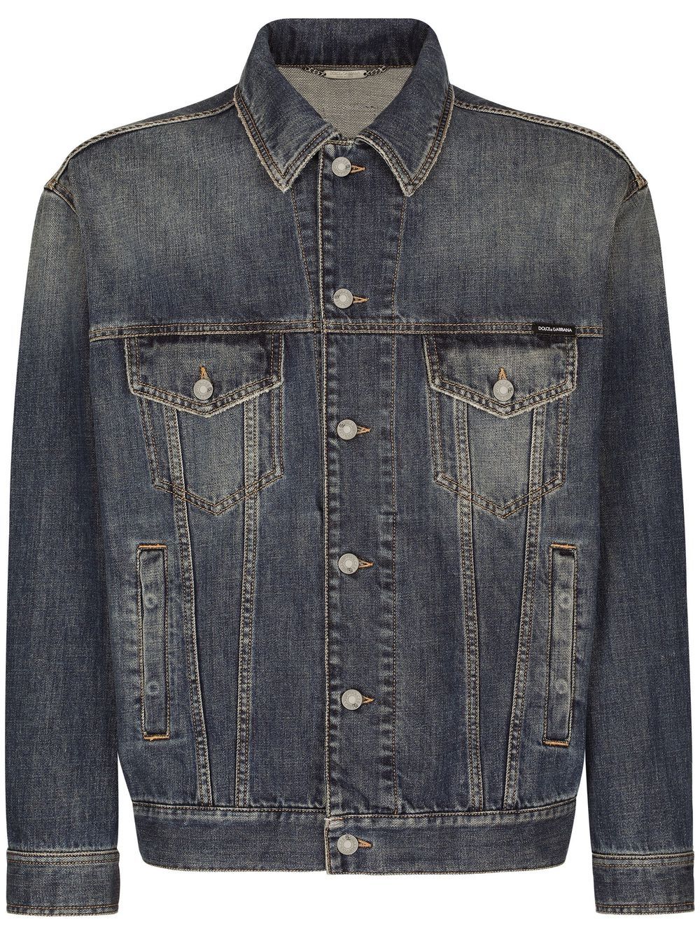 Dolce & Gabbana Jeansjacke im Distressed-Look - Blau von Dolce & Gabbana