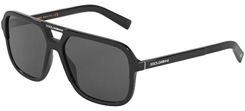 Ray-Ban Herren 0DG4354 Sonnenbrille, Schwarz (Black), 58 von Dolce & Gabbana