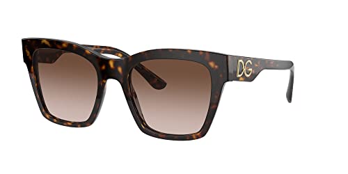 Sonnenbrillen Dolce & Gabbana PRINT FAMILY DG 4384 Dark Havana/Brown Shaded 53/20/145 Damen von Dolce & Gabbana