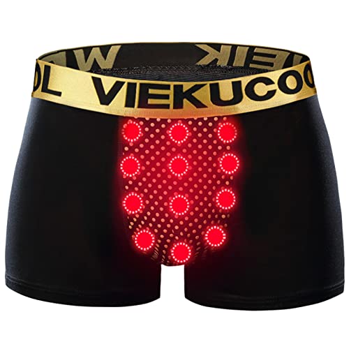 DolceTiger Unterhosen Männer Boxer mit 18 Magnetische Turmalinpunkte Herren-Unterwäsche Boxershorts Men Weich Bequem Herren Boxer Short von DolceTiger