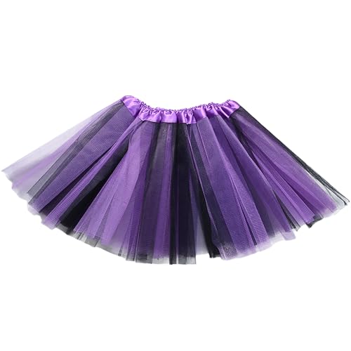 Mädchen Tutu Rock Bunt Tulle Ballett Kostüm Multicolor Tutu Kleinkind Mädchen Kinder Outfits Rockrock Kinderkleid & Rock Tüllrock Kinder (B10, 2-8 Years) von DolceTiger