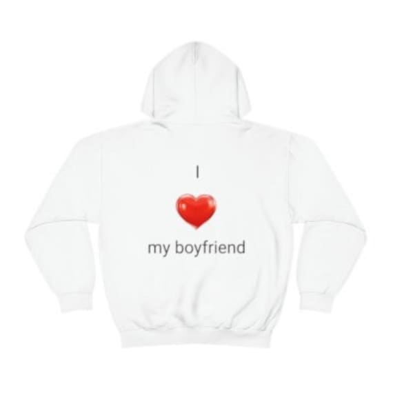 Ich Liebe Meinen Freund Hoodie von DoliTreasures