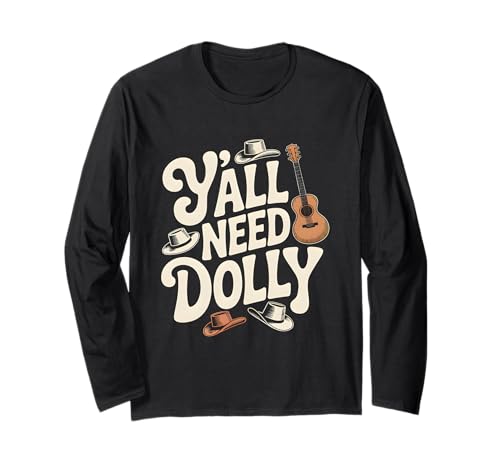 Dolly Merch Yall Need Vintage Women Vorname Dolly Langarmshirt von Dolly Merchandise For Fans Men Women Kids