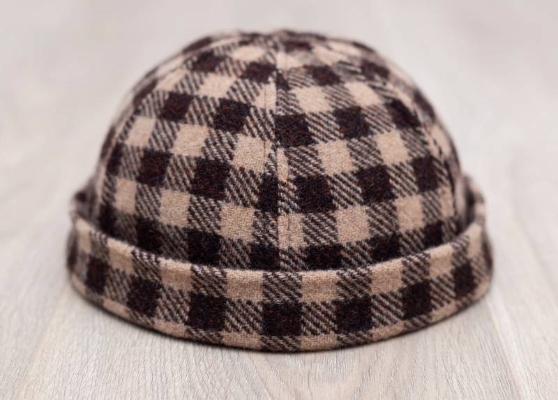 Handgemachte Dockermütze. Flauschig Weicher Winter Docker Beanie. Vintage Hut Ohne Rand. Runder Hut. Limitierte Auflage von Dollytoria