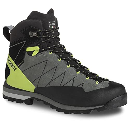 DOLOMITE Herren Crodarossa Hi GTX Stiefel Bootsschuh, Silber, Grün, Limettengrün, 45 2/3 EU von Dolomite