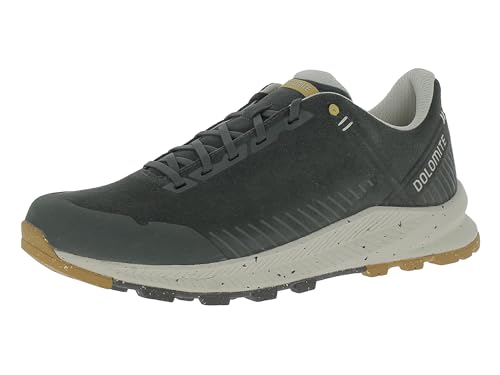 Dolomite Carezza Leahter leichte und atmungsaktive Herren Freizeitschuhe mit Mesh Innenfutter und Wildleder Obermaterial | Sneaker | Halbschuhe Thyme Green EU 44 von Dolomite
