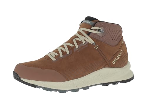 Dolomite Carezza Leather Mid WP wasserdichte und modische Freizeitschuhe Herren mit Wildleder Obermaterial | Winterschuhe | Outdoorschuhe | Sneaker sepia brown EU 43,3 von Dolomite