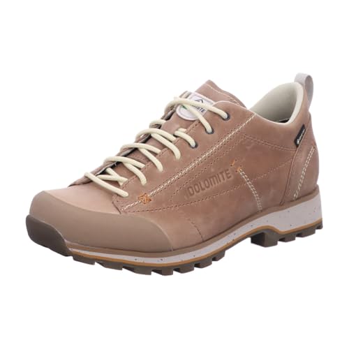 Dolomite Cinquantaquattro Low FG Evo GTX Ws Freizeitschuhe wasserdichte beige, Wanderschuhe Damen mit Nubukleder Obermaterial |Outdoorschuhe | Halschuhe Freizeitschuhe/Taupe UK 8,5 von Dolomite