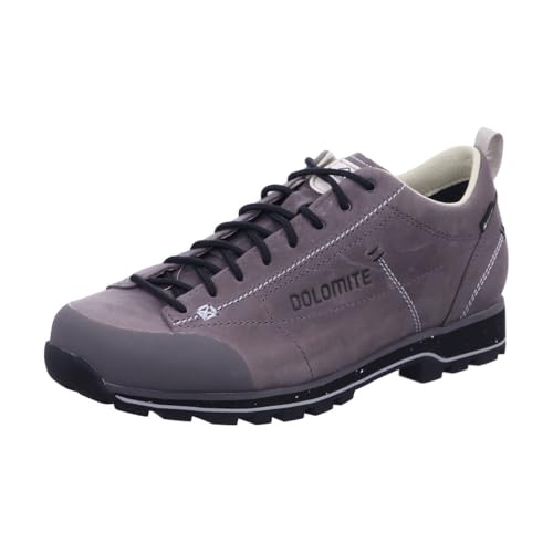 Dolomite Cinquantaquattro Low FG Evo GTX wasserdichte Black Herren mit Vibramsohle und Nubukleder Obermaterial | Outdoorschuhe | Halbschuhe Gunmetal Grey EU 46,5 von Dolomite