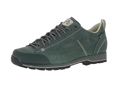 Dolomite Cinquantaquattro Low FG Evo GTX wasserdichte Green Herren mit Vibramsohle und Nubukleder Obermaterial | Outdoorschuhe | Halbschuhe Freizeitschuhe Dark EU 49 von Dolomite