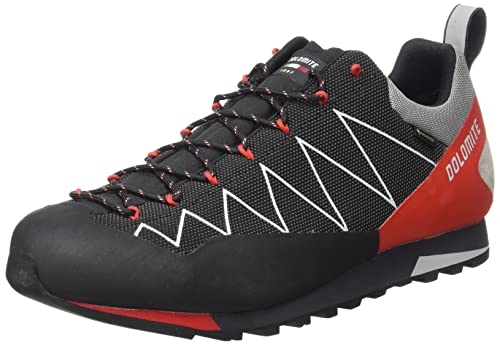 Dolomite Unisex Zapato Crodarossa Lite GTX 2.0 Sneaker, schwarz/rot (Black Fiery Red), 45 EU von Dolomite