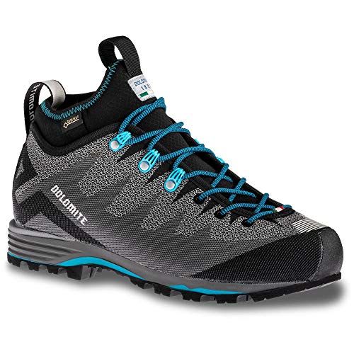 Dolomite Damen Bota Veloce GTX WMN Stiefel, Zinngrau/Seeblau von Dolomite