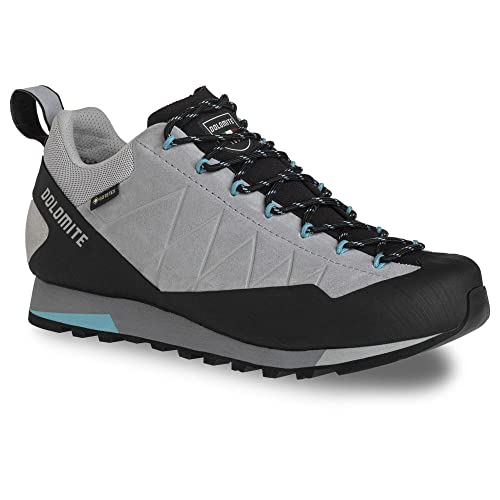 Dolomite Damen Ws Crodarossa Low GTX Schuh Sneaker, Aluminium, Grau, Capri Blau, 36 2/3 EU von Dolomite