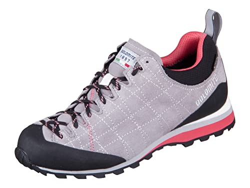 Dolomite Damen Zapatilla Diagonal GTX Wmn Sneaker, Pewter Grey Coral Red von Dolomite