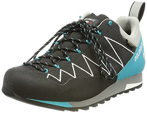 Dolomite Damen Zapato Ws Crodarossa Lite GTX 2.0 Sneaker, Schwarz/Blau (Black Capri Blue), 39.5 EU von Dolomite