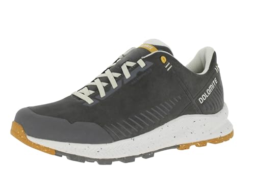 Dolomite Freizeitschuhe Carezza Leather WP wasserdichte und komfortable Herren Sneaker mit Membrane und griffiger Laufsohle Gunmetal Grey EU 42 von Dolomite