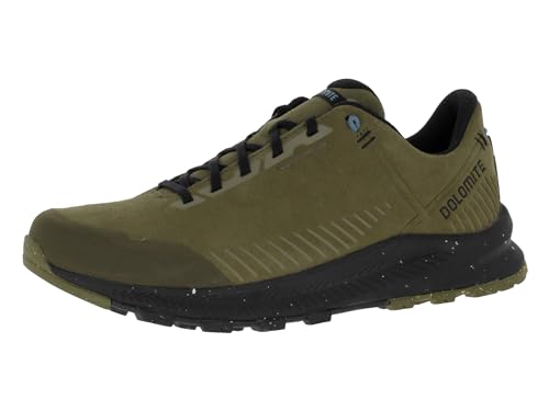 Dolomite Freizeitschuhe Carezza Leather WP wasserdichte und komfortable Herren Sneaker mit Membrane und griffiger Laufsohle Night Green/Black EU 47 von Dolomite