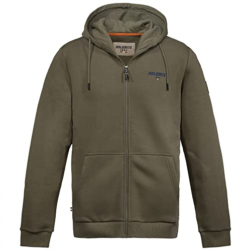 Dolomite Herren Kapuze Logo Jacke, Backwoods Green, M von Dolomite