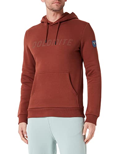 Dolomite Herren Logo Sweatshirt, Braun (Pecan Brown), XL von Dolomite