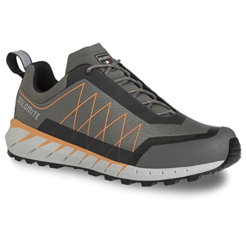 Dolomite Herren Schwarze Croda Schuhe Sneaker, Silber, Grün, Orange, 42 EU von Dolomite