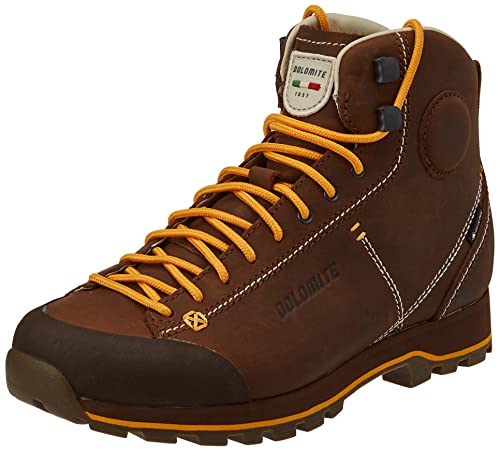 Dolomite M 54 High Fg GTX Braun - Gore-Tex Modischer Herren Gore-Tex Freizeit-Lederstiefel, Größe EU 44.5 - Farbe Pin von Dolomite