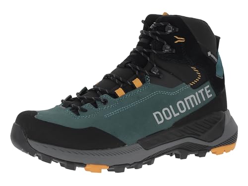 Dolomite Vernale Leather High GTX wasserdichte und stabile Herren Wanderschuhe mit Nubukleder Obermaterial | Trekkingschuhe | Wanderstiefel Deep Green EU 45 von Dolomite