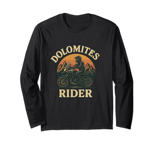 Dolomites Rider – Motorradfahrer Alpen Design Männer Crew Langarmshirt Dolomites Rider – Motorradfahrer Alpen Design Männer Crew Langarmshirt von Dolomiten Chaos Rider Crew Motorrad