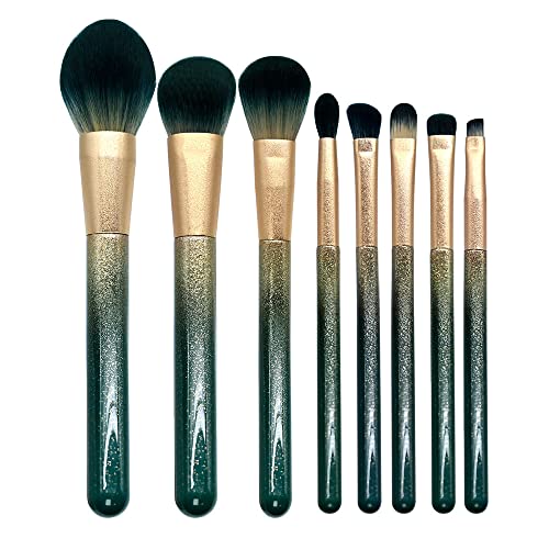 Dolovemk Make-up-Pinsel-Set, 8-teilig, Premium-Synthetik-Foundation, Concealer, Lidschatten, Make-up-Pinsel, Eyeliner-Pinsel, Make-up-Pinsel, Werkzeugset von Dolovemk