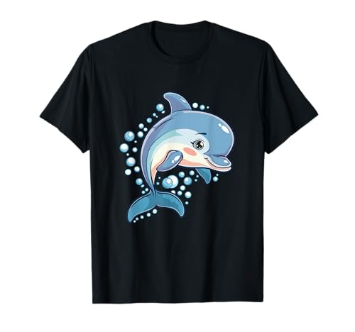 Süßer Delfin für Kinder T-Shirt von Dolphins Ocean and Sea Animlas Graphic Designs