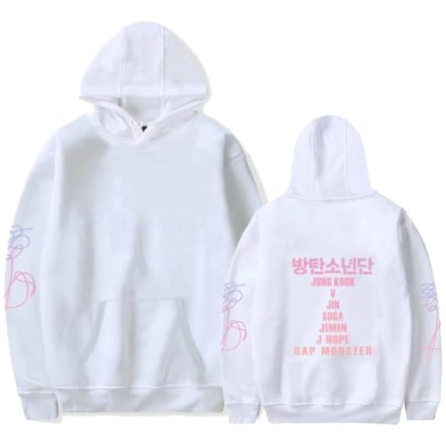 Dolpind Kpop Suga Jimin Jungkook V Rap Jhope Jin Hoodie Love Yourself Hoodie Sweatershirt Pullover für Damen von Dolpind