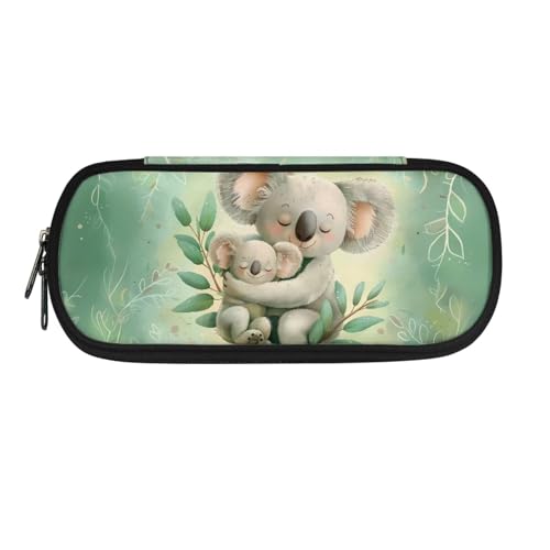 Dolyues Federmäppchen, Büro-Federmäppchen, ästhetisches Federmäppchen, Schreibwaren-Organizer, multifunktionales Federmäppchen, Koala, Taschen-Organizer von Dolyues