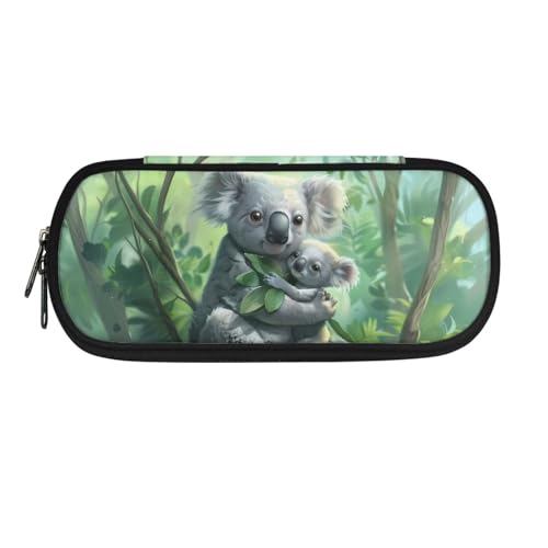 Dolyues Federmäppchen, Büro-Federmäppchen, ästhetisches Federmäppchen, Schreibwaren-Organizer, multifunktionales Federmäppchen, Koala Cute, Taschen-Organizer von Dolyues