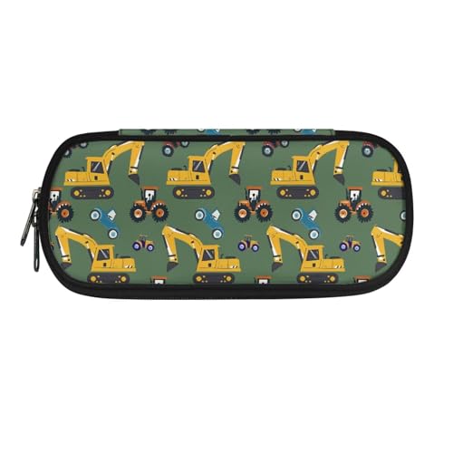 Dolyues Federmäppchen, Organizer, großes Fassungsvermögen, multifunktionales Federmäppchen mit Reißverschluss und Stiftfächern, Autogrün, Taschen-Organizer von Dolyues