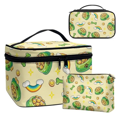 Dolyues Goldtopf unter dem Regenbogen Packwürfel Set für Koffer Reise Organizer Reißverschluss 3 Stück Mittelgroß Kosmetiktasche für Frauen St. Patty's Day Dolyues Goldtopf unter dem Regenbogen Packwürfel Set für Koffer Reise Organizer Reißverschluss 3 Stück Mittelgroß Kosmetiktasche für Frauen St. Patty's Day von Dolyues