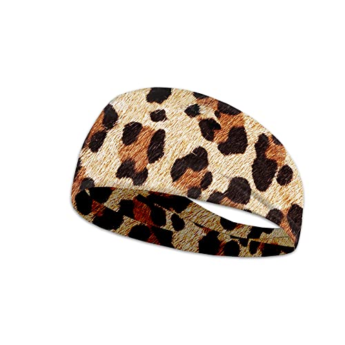 Dolyues Leopard Bandana Stirnband, Geparden-Haarbänder, Make-up-Stirnbänder, Schweißband zum Angeln, Yoga, Motorradfahren, Wandern, Crossfit Dolyues Leopard Bandana Stirnband, Geparden-Haarbänder, Make-up-Stirnbänder, Schweißband zum Angeln, Yoga, Motorradfahren, Wandern, Crossfit von Dolyues
