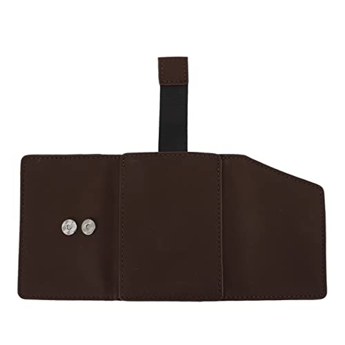 Domary Minimalistische Lederkartenhalter Brieftasche Schlanker Tragbarer Multi -Funktions -Geldbörse für Männer Frauen (#3) von Domary