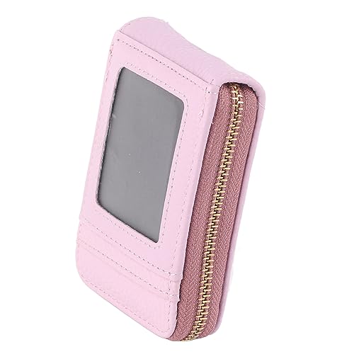 Domary Mode Mini Tragbare Antimagnetische ID -Karten Halter Geldbörse -Kartenorganisator für Geschäftsreisen (Hellviolett) von Domary
