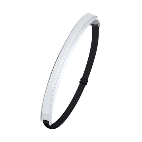 Domary Silikon -Schweißband Hairband Workout Sweatband für Männer und Frauen, das Training Fitnessstudio Yoga Radfahren Läuft (Klar) von Domary
